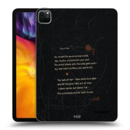 Fekete szilikon tok az alábbi táblagépre Apple iPad Pro 11" 2024 (7.gen.) - POET