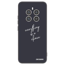 Fekete szilikon tok az alábbi mobiltelefonokra Realme 12 Pro 5G - Everything is a choice