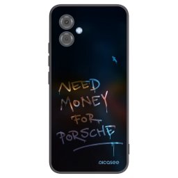 Fekete szilikon tok az alábbi mobiltelefonokra Motorola Moto G14 - Neon Nights