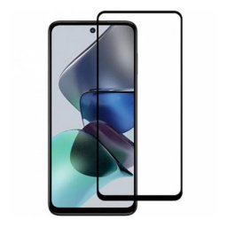 3x 3D üvegfólia kerettel az alábbi mobiltelefonokra Motorola Moto G14 - fekete - 2+1 ingyen