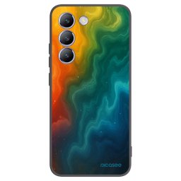 Fekete szilikon tok az alábbi mobiltelefonokra Vivo V40 SE 5G - Solar