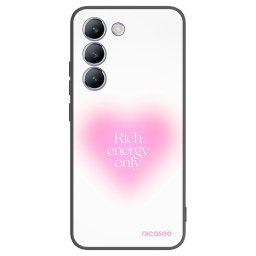 Fekete szilikon tok az alábbi mobiltelefonokra Vivo V40 SE 5G - Rich Energy