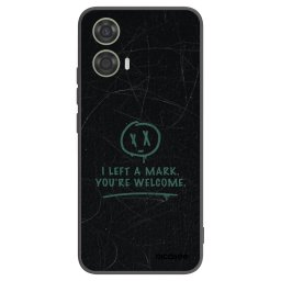 Fekete szilikon tok az alábbi mobiltelefonokra Motorola Moto G24 - LEFT A MARK