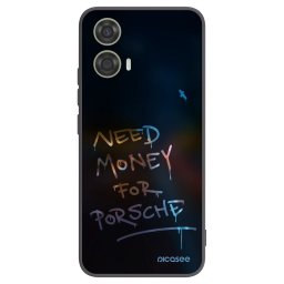 Fekete szilikon tok az alábbi mobiltelefonokra Motorola Moto G24 - Neon Nights