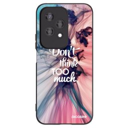 Fekete szilikon tok az alábbi mobiltelefonokra Honor 200 Lite - Don't think TOO much