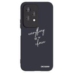 Fekete szilikon tok az alábbi mobiltelefonokra Honor 200 Lite - Everything is a choice
