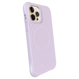 Shock-proof case s MagSafe proApple iPhone 12 Pro - Személyre szabott gravírozás - Lila