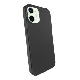 Liquid case Apple iPhone 12 mini - Személyre szabott gravírozás - Fekete
