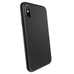 Liquid case Apple iPhone X/XS - Személyre szabott gravírozás - Fekete