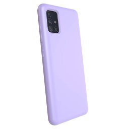 Liquid case Samsung Galaxy A51 A515F - Személyre szabott gravírozás - Lila