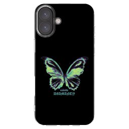 Átlátszó szilikon tok az alábbi mobiltelefonokra Apple iPhone 16 Plus - Diamanty Blue