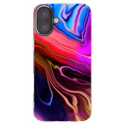 Átlátszó szilikon tok az alábbi mobiltelefonokra Apple iPhone 16 Plus - Electric