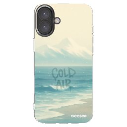 Átlátszó szilikon tok az alábbi mobiltelefonokra Apple iPhone 16 Plus - COLD AIR