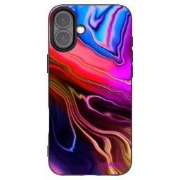 Fekete szilikon tok az alábbi mobiltelefonokra Apple iPhone 16 Plus - Electric