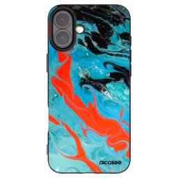 Fekete szilikon tok az alábbi mobiltelefonokra Apple iPhone 16 Plus - Blue Magma
