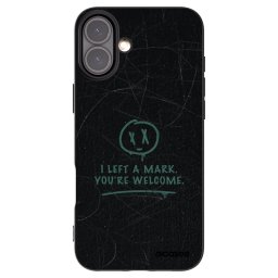 Fekete szilikon tok az alábbi mobiltelefonokra Apple iPhone 16 Plus - LEFT A MARK