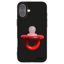 Silikonový černý obal pro Apple iPhone 16 Plus - Le Dudel