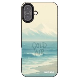 Fekete szilikon tok az alábbi mobiltelefonokra Apple iPhone 16 Plus - COLD AIR