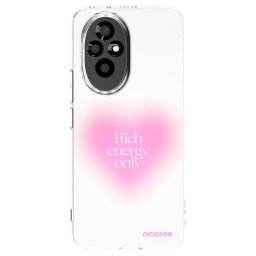 Átlátszó szilikon tok az alábbi mobiltelefonokra Honor 200 5G - Rich Energy