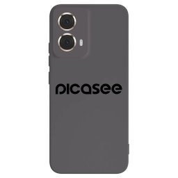 Fekete szilikon tok az alábbi mobiltelefonokra Motorola Moto G85 - Picasee - new logo - black