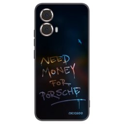 Fekete szilikon tok az alábbi mobiltelefonokra Motorola Moto G85 - Neon Nights
