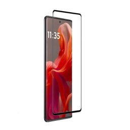 3x 3D üvegfólia kerettel az alábbi mobiltelefonokra Motorola Moto G85 - fekete - 2+1 ingyen