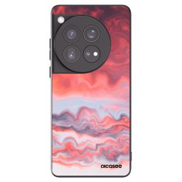 Fekete szilikon tok az alábbi mobiltelefonokra OnePlus 12 5G - Sunset