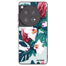 Fekete szilikon tok az alábbi mobiltelefonokra OnePlus 12 5G - Rhododendron