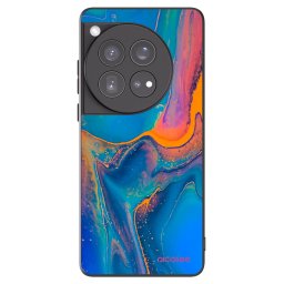 Fekete szilikon tok az alábbi mobiltelefonokra OnePlus 12 5G - Rainbow