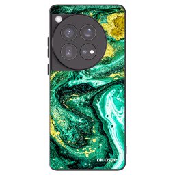 Fekete szilikon tok az alábbi mobiltelefonokra OnePlus 12 5G - Green Gold