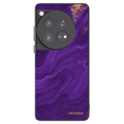 Fekete szilikon tok az alábbi mobiltelefonokra OnePlus 12 5G - Purple