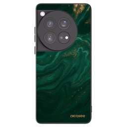 Fekete szilikon tok az alábbi mobiltelefonokra OnePlus 12 5G - Green