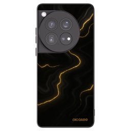 Fekete szilikon tok az alábbi mobiltelefonokra OnePlus 12 5G - Thunder