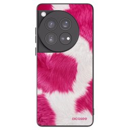Fekete szilikon tok az alábbi mobiltelefonokra OnePlus 12 5G - Pink Moo