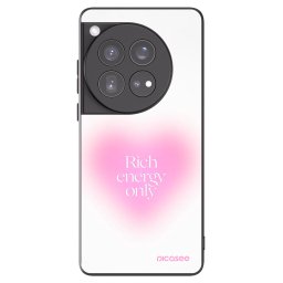 Fekete szilikon tok az alábbi mobiltelefonokra OnePlus 12 5G - Rich Energy