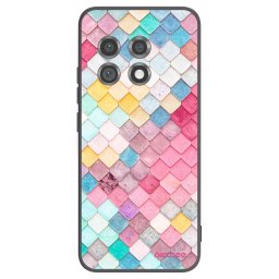 Fekete szilikon tok az alábbi mobiltelefonokra OnePlus 11 5G - Colorful roof