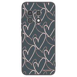 Fekete szilikon tok az alábbi mobiltelefonokra OnePlus 11 5G - Lots of love