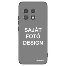 Fekete szilikon tok az alábbi mobiltelefonokra OnePlus 11 5G - Saját fotó/motívum