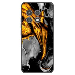 Fekete szilikon tok az alábbi mobiltelefonokra OnePlus 11 5G - Black Gold
