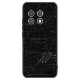 Fekete szilikon tok az alábbi mobiltelefonokra OnePlus 11 5G - SCRATCH