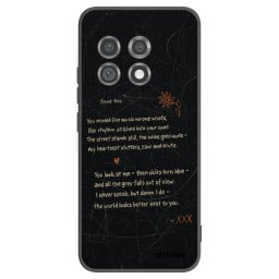 Fekete szilikon tok az alábbi mobiltelefonokra OnePlus 11 5G - POET