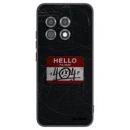 Fekete szilikon tok az alábbi mobiltelefonokra OnePlus 11 5G - HELLO 404