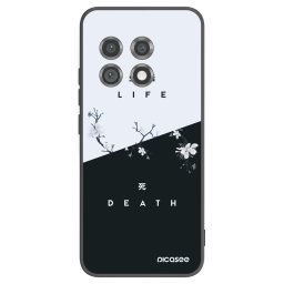Fekete szilikon tok az alábbi mobiltelefonokra OnePlus 11 5G - Life - Death