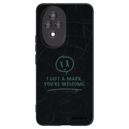 Fekete szilikon tok az alábbi mobiltelefonokra Honor 200 Pro 5G - LEFT A MARK