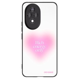 Fekete szilikon tok az alábbi mobiltelefonokra Honor 200 Pro 5G - Rich Energy