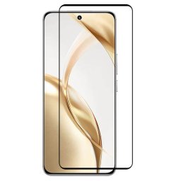 3x 3D üvegfólia az alábbi mobiltelefonokra Honor 200 Pro 5G - fekete - 2+1 ingyen