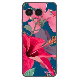 Fekete szilikon tok az alábbi mobiltelefonokra OnePlus Nord 4 - Hibiscus