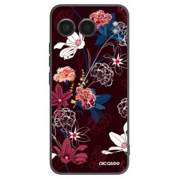 Fekete szilikon tok az alábbi mobiltelefonokra OnePlus Nord 4 - Dark Meadow