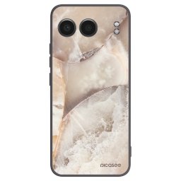 Fekete szilikon tok az alábbi mobiltelefonokra OnePlus Nord 4 - Cream marble