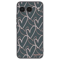 Fekete szilikon tok az alábbi mobiltelefonokra OnePlus Nord 4 - Lots of love